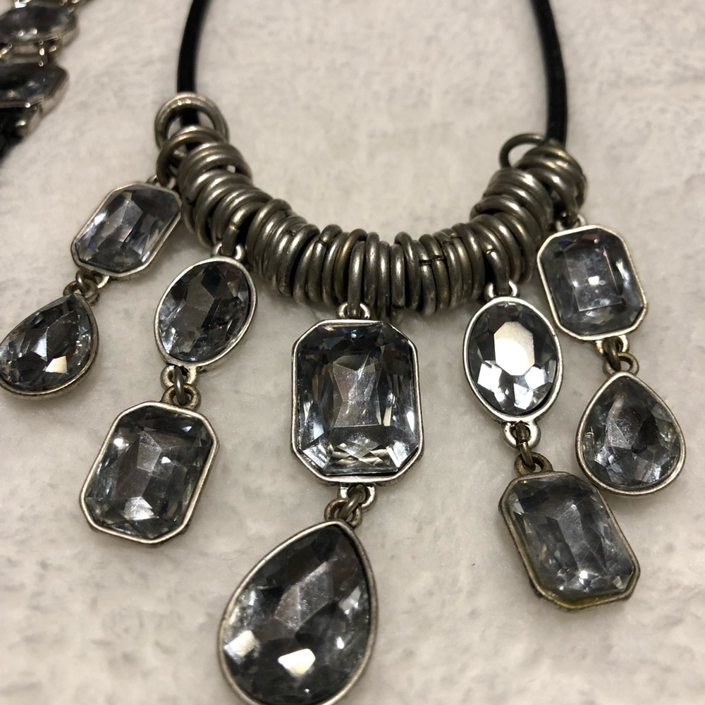 Matching earrings necklace and bracelet